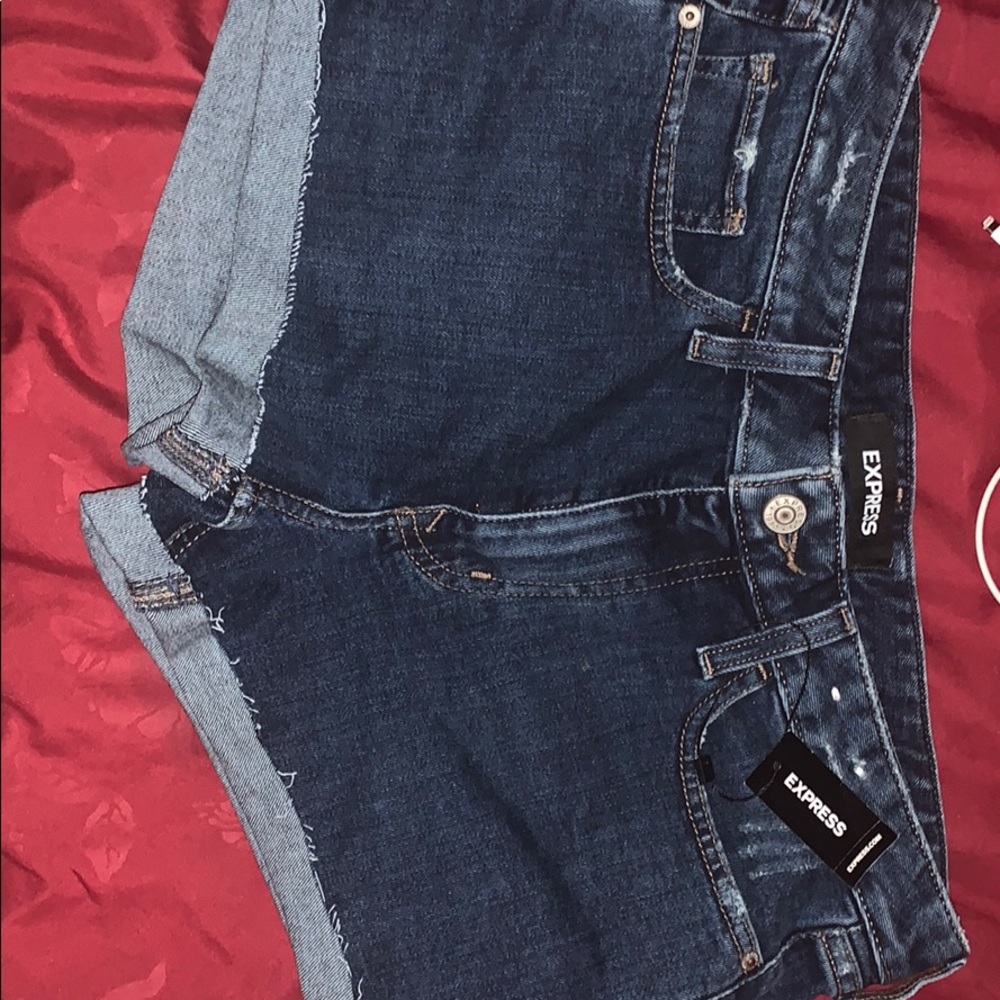 Denim express shorts